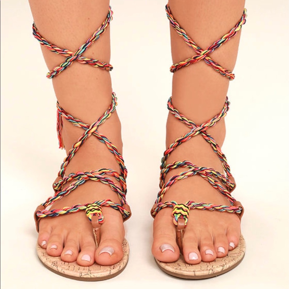 Circus by Sam Edelman Beth Lace-Up Sandals - NWOT!